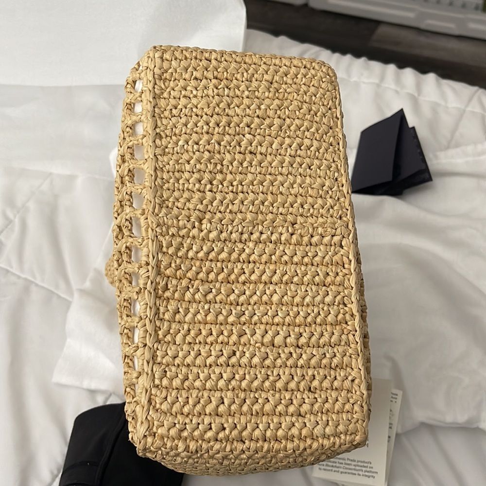 Small Raffia Prada Tote - Picture 3 of 7